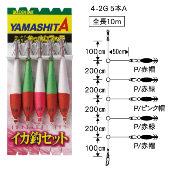 アカイカ 仕掛け