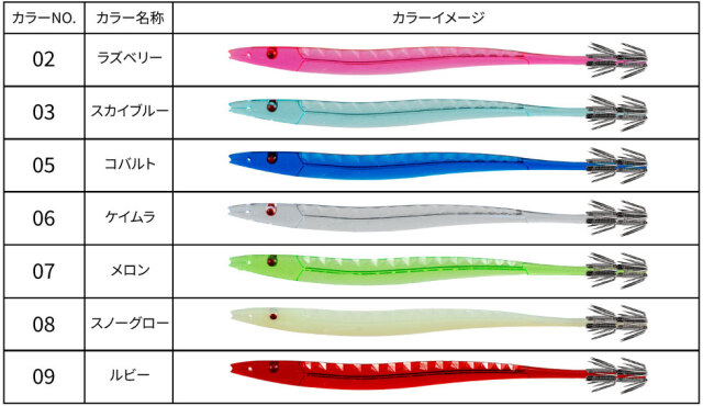 ヤリイカ仕掛け